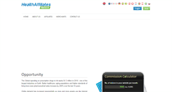 Desktop Screenshot of healthaffiliatesnetwork.com